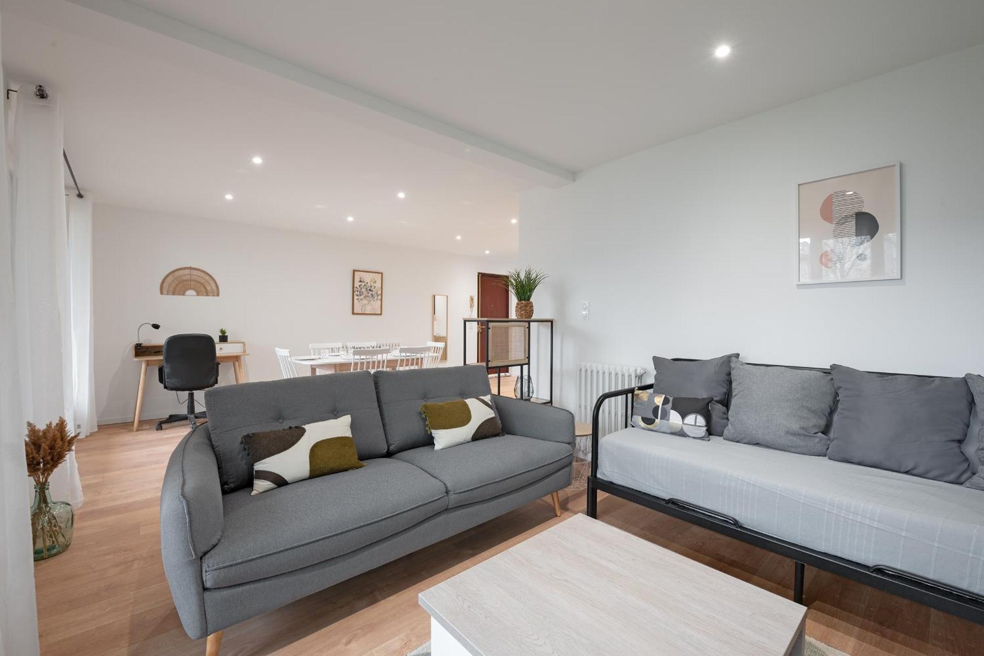 Spacieux T3 Avec 2 Parkings Gratuits Et 2 Balcons Toulouse Exterior foto
